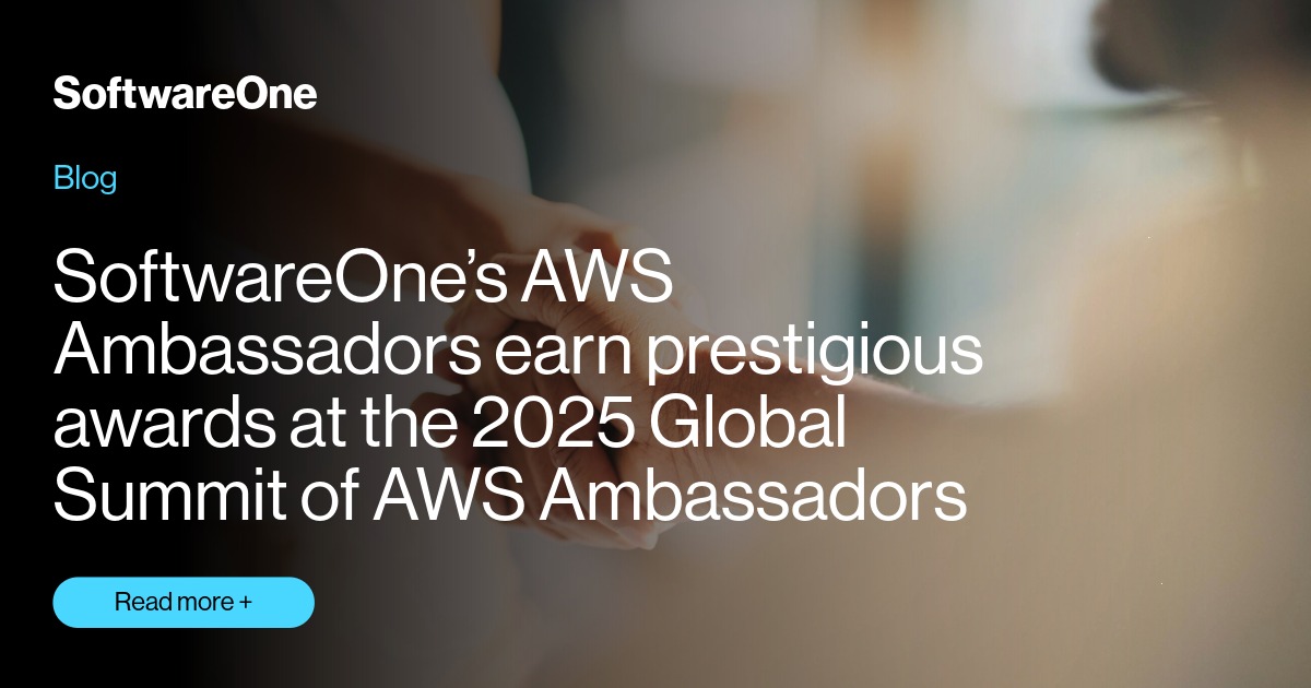 SoftwareOne’s AWS Ambassadors earn 2025 prestigious award