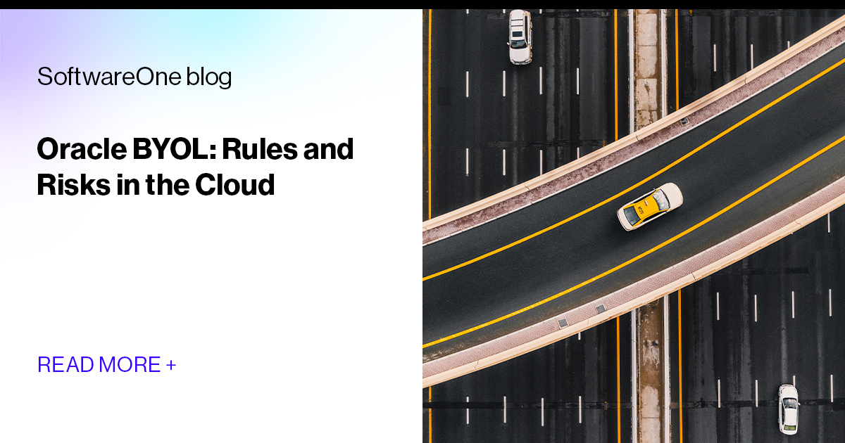 Oracle BYOL in the Cloud | SoftwareOne blog