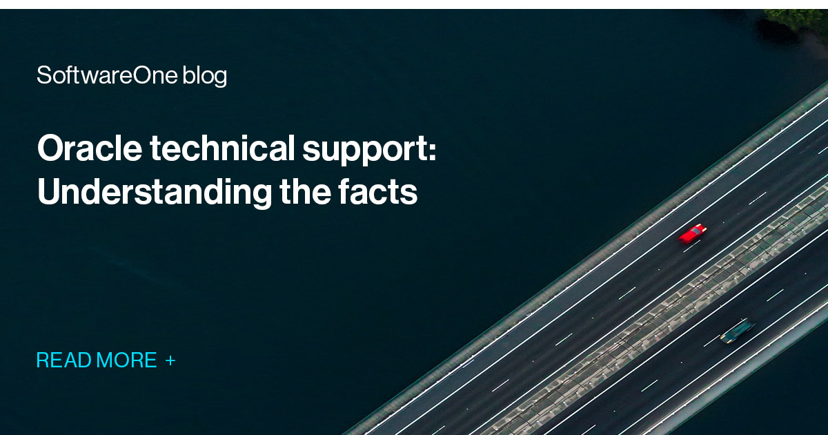 Oracle Remote Support Oracle technical support – understanding the facts | SoftwareOne blog