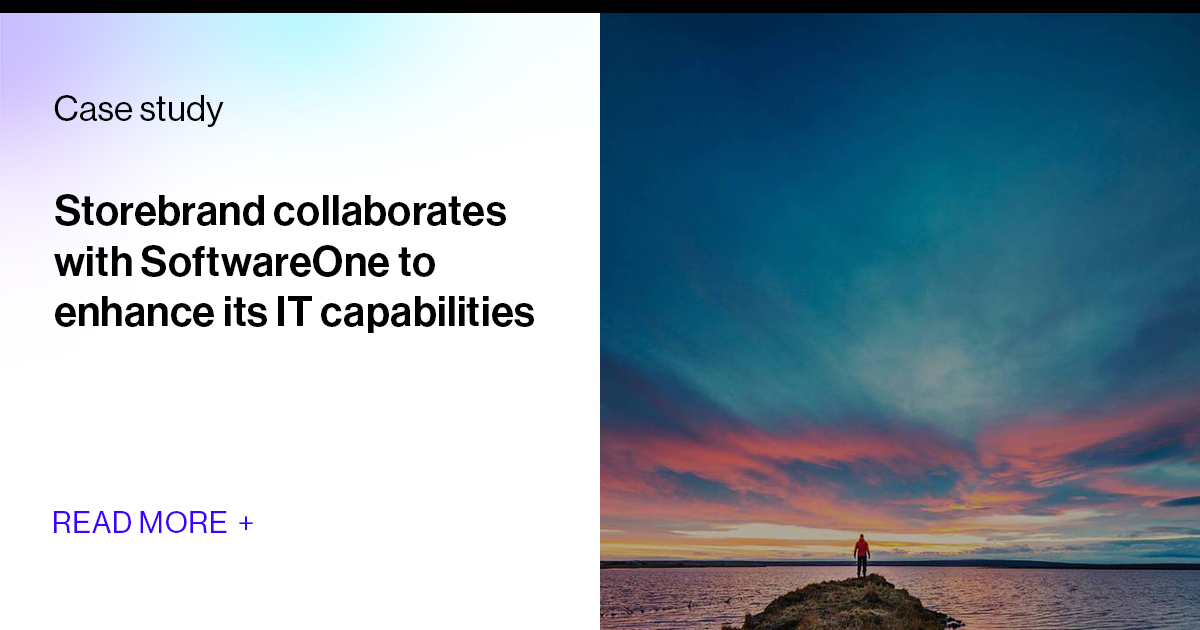 Storebrand | SoftwareOne case study