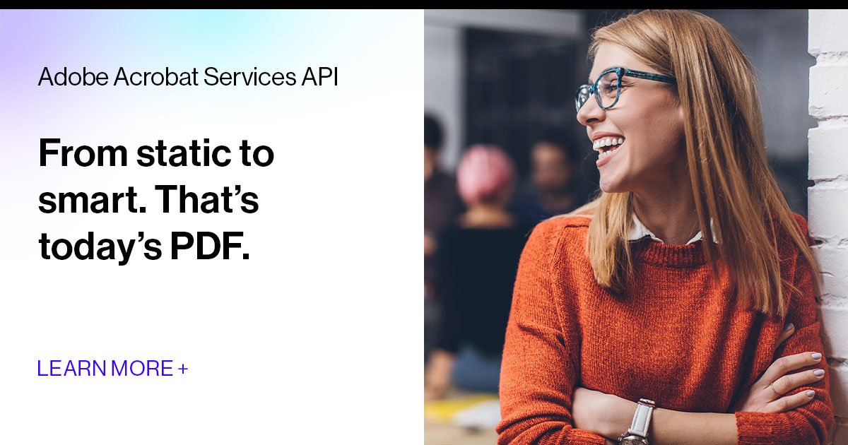 Adobe Acrobat Services API