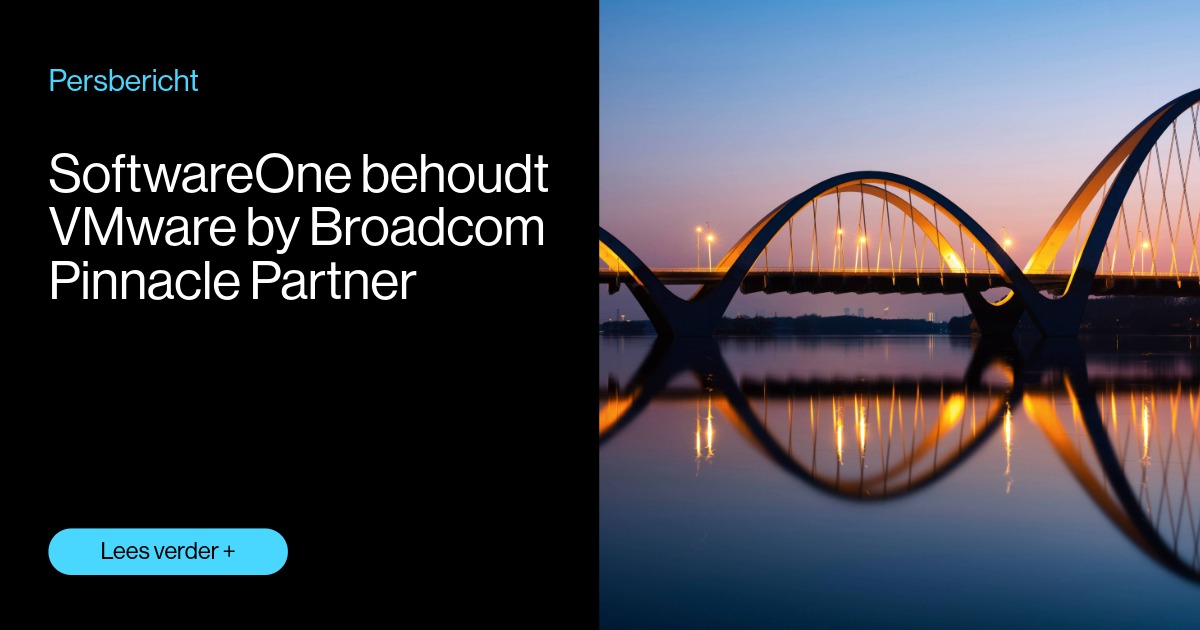 VMware by Broadcom Pinnacle Partner status | SoftwareOne media release