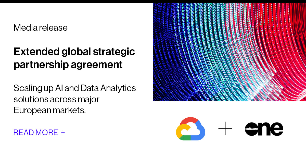 SoftwareOne Partners with Google Cloud to scale AI and data analytics ...
