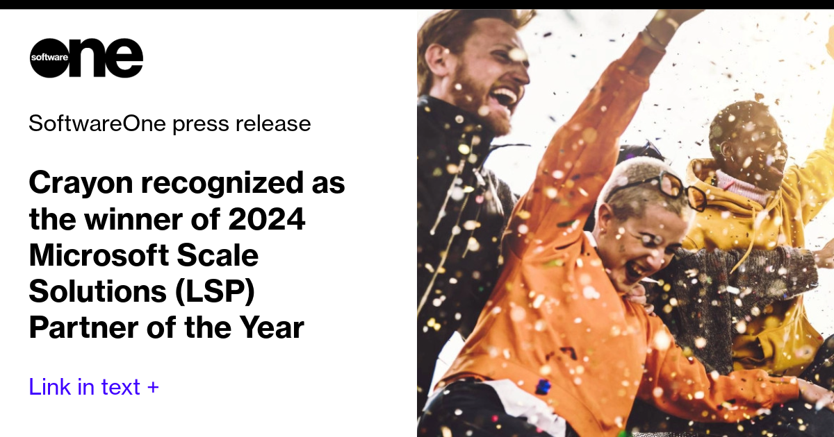 Crayon recognized as the winner of 2024 Microsoft Scale Solutions (LSP ...