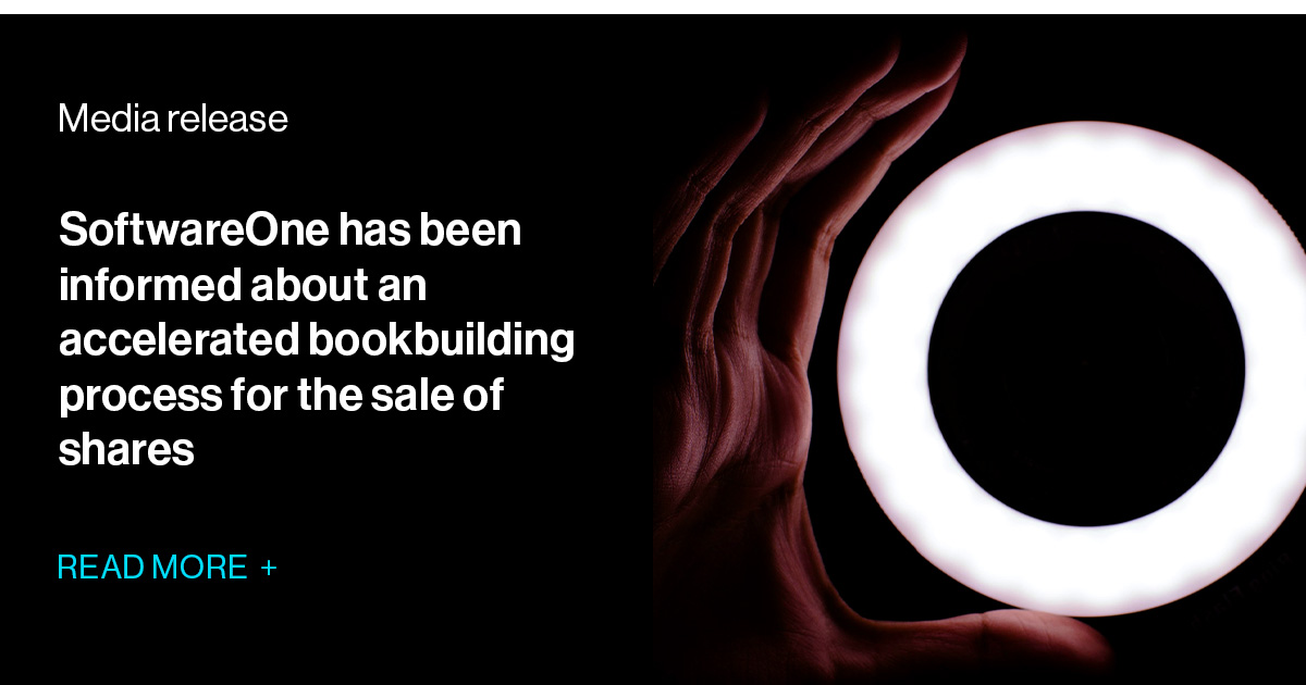 SoftwareONE announces that it has been informed about a further ...