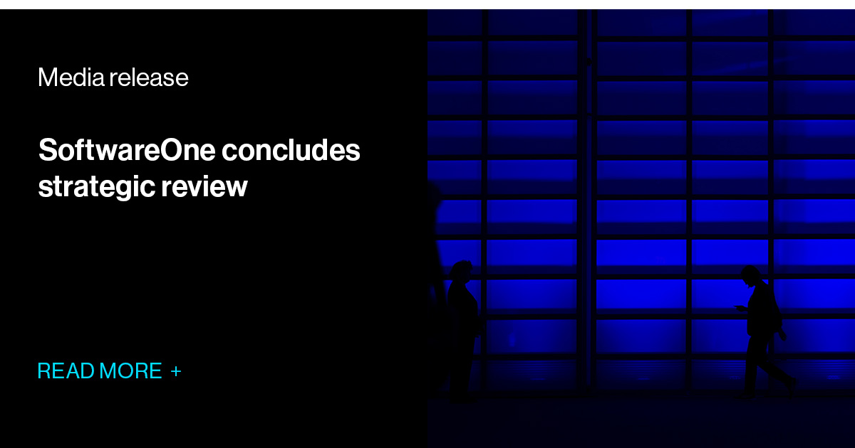 SoftwareOne concludes strategic review | SoftwareOne media release