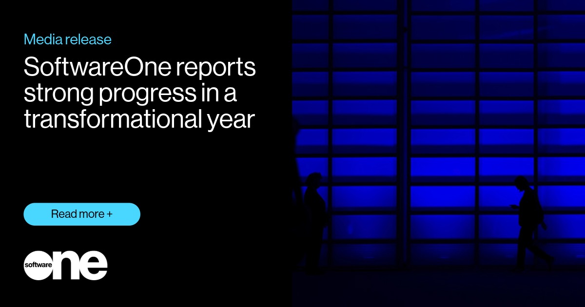 SoftwareOne reports strong progress in a transformational year ...