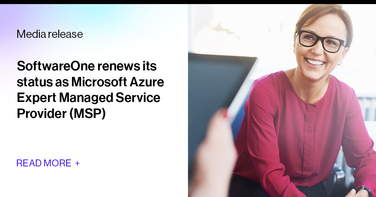 SoftwareONE Renews its Status as Microsoft Azure Expert Managed Service