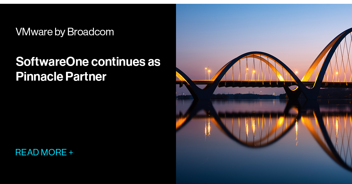 VMware by Broadcom Pinnacle Partner status | SoftwareOne media release