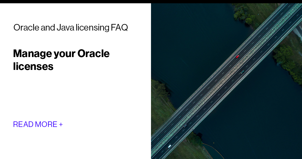 Manage your Oracle licenses | SoftwareOne