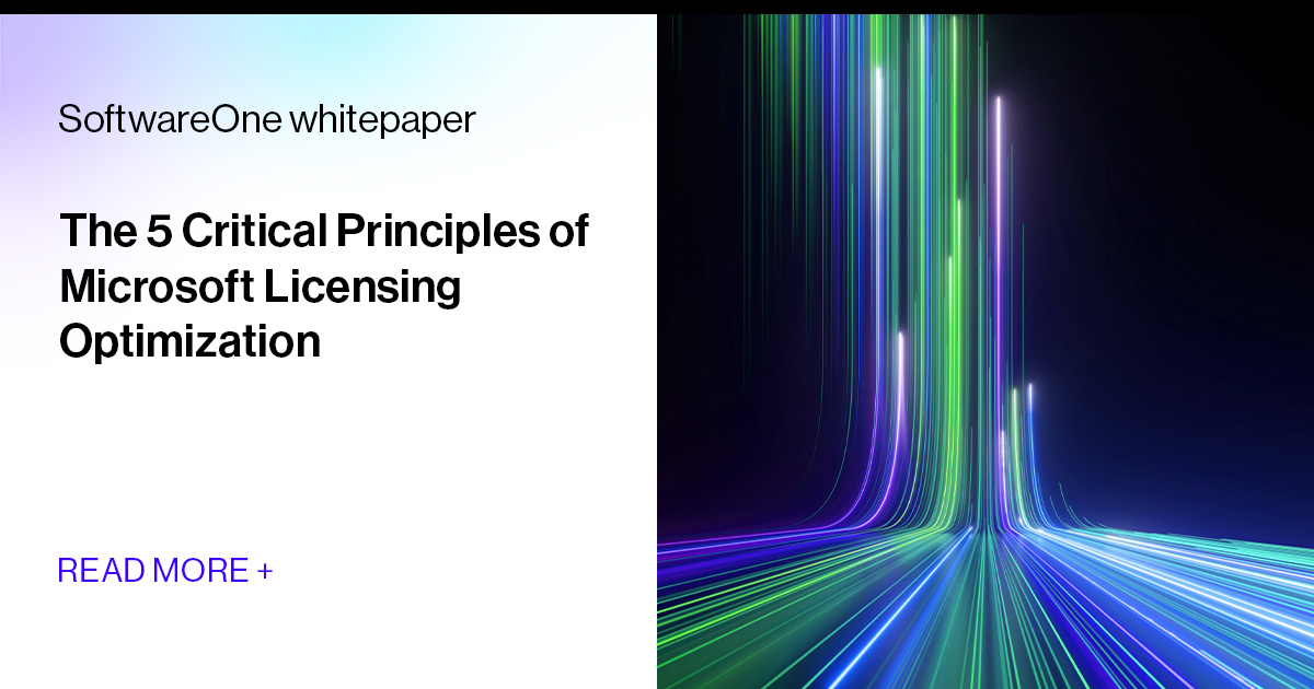 The 5 Critical Principles of Microsoft Licensing Optimization ...