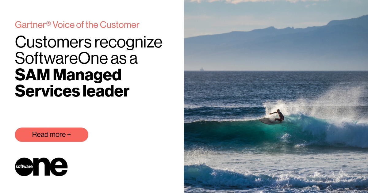 Gartner Voice of the Customer | Servicios gestionados de SAM | SoftwareOne